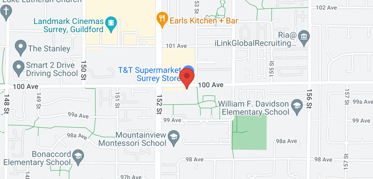 map of 212 15268 100 AVENUE